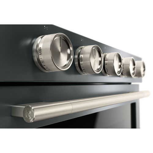 Trousse 6 pièces avec poignée et boutons pour cuisinière électrique encastrable à convection de KitchenAid - Acier inoxydable