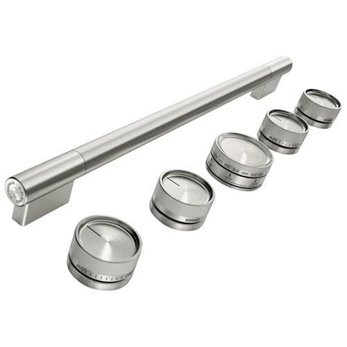 KitchenAid 6-Pieces Handle & Knob Hardware Accessory Kit for 30" Commercial-Style Gas Range - Stainless Steel