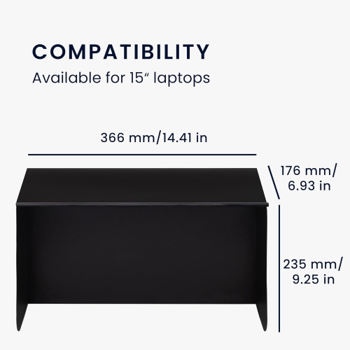 K Sun Shield - Shade for Computer Screen Glare Protection for Outdoor Working - Laptop Visor Cover - for 15 Laptops