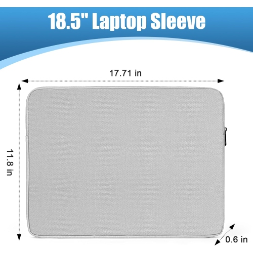 C 18.5 inch Portable Monitor Case Storage Bag, Portable Computer Cover Bag with Pocket Zipper for 18.5 inch, Notebook Computer Gaming Display