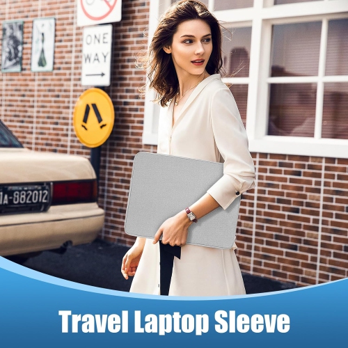 C 18.5 inch Portable Monitor Case Storage Bag, Portable Computer Cover Bag with Pocket Zipper for 18.5 inch, Notebook Computer Gaming Display