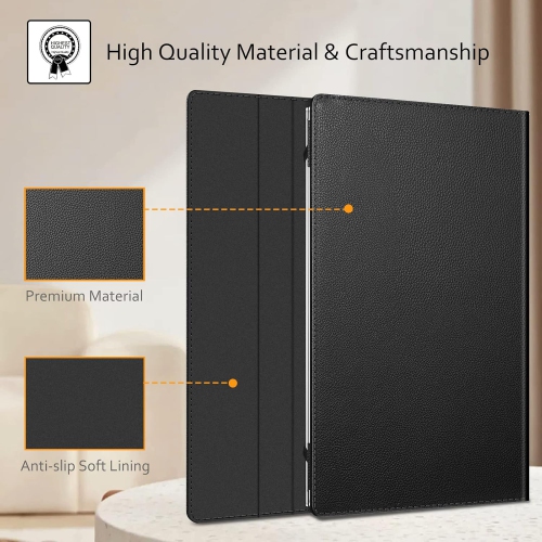 F Sleeve Case for 15.6 HP Pavilion 15-EGxxx 15t-eg000 / HP Pavilion 15-EHxxx 15z-eh000 Series - Premium PU Leather Protective Portfolio Book Cover,