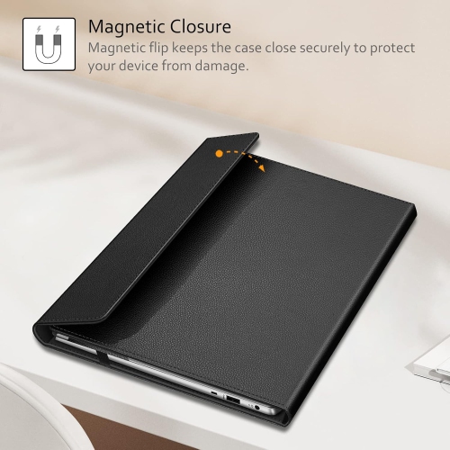 F Sleeve Case for 15.6 HP Pavilion 15-EGxxx 15t-eg000 / HP Pavilion 15-EHxxx 15z-eh000 Series - Premium PU Leather Protective Portfolio Book Cover,