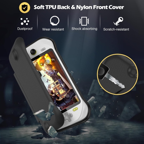 P Flip Cover Case for Logitech G Cloud Gaming Handheld, Upgraded Protective Case Compatible with Logitech G Cloud 2022 Case with Magnetically