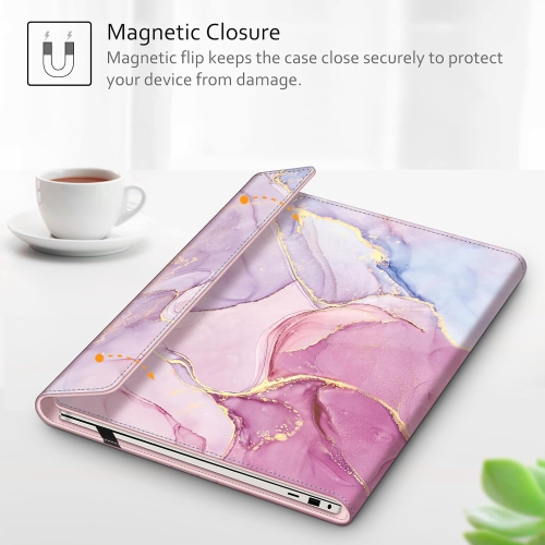 F Sleeve Case Cover for 16 Samsung Galaxy Book4 Edge, Book5 Pro 360, Book4 Ultra, Book3 Pro 360, Dreamy Marble
