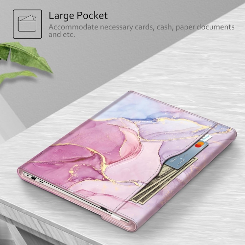 F Sleeve Case Cover for 16 Samsung Galaxy Book4 Edge, Book5 Pro 360, Book4 Ultra, Book3 Pro 360, Dreamy Marble