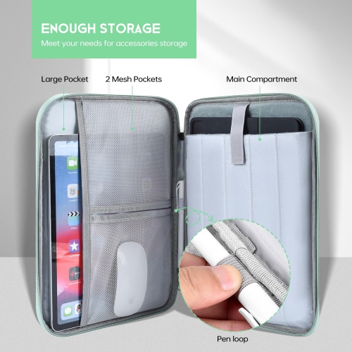 13 inch Laptop Sleeve Case for 2025 2024 MacBook Air 13.6 inch M4 M3 M2 Chip A3240 A3113 A2681 Water-Resistant Shockproof Handle Bag Cover