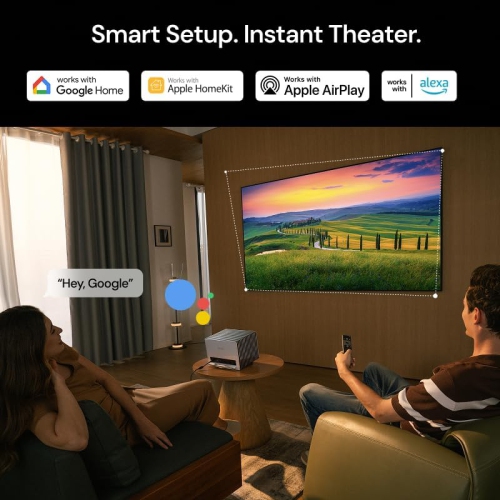 Refurbished-Valerion VisionMaster Pro2 Triple Laser Projector 4K ,3000 ISO Lumens, 15000:1 Contrast,0.9-1.5x Optical Zoom,HDR10+, IMAX