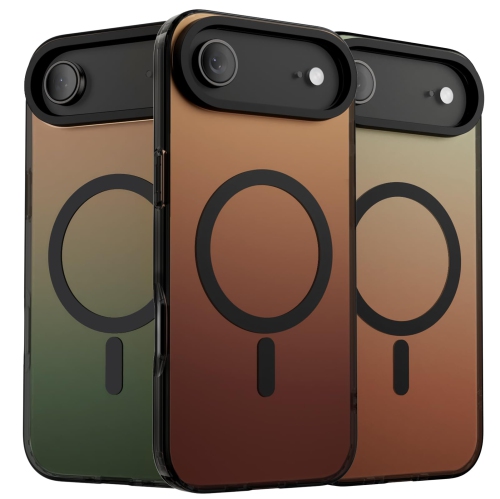 Étui ORNARTO pour iPhone Air,[Compatible avec MagSafe], couverture magnétique iridescente holographique, étui de protection antichoc arc-en-ciel pour