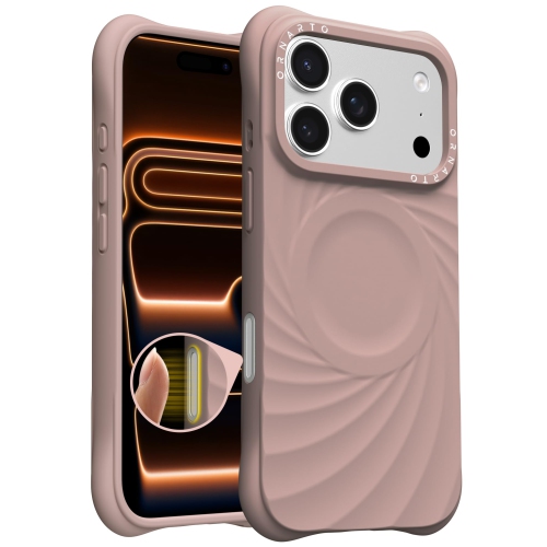 ORNARTO Vortuxe for iPhone 17 Pro Max Case, [Compatible with MagSafe], Shockproof Liquid Silicone Phone Case Cover for iPhone 17 Pro Max 6.9inch-Dune