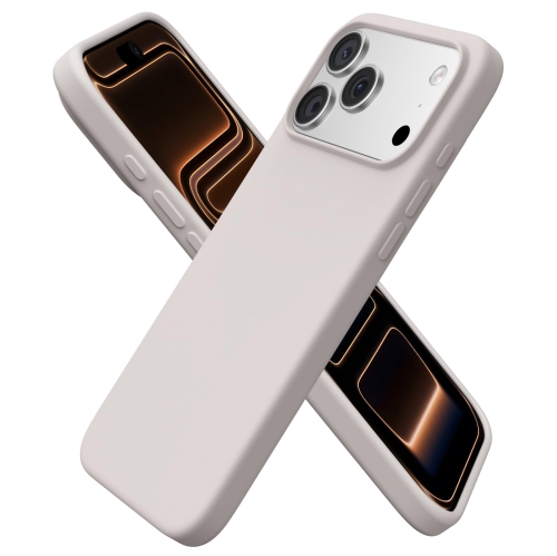 ORNARTO Compatible avec l'étui pour iPhone 17 Pro Max, étui mince en silicone liquide antichoc pour téléphone 6,9&nbsp;po avec doublure en microfibre