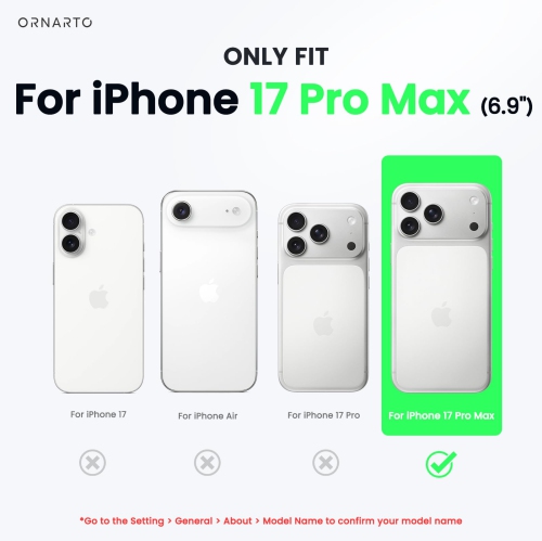 ORNARTO Compatible with iPhone 17 Pro Max Case,Slim Liquid Silicone Shockproof Protective Phone Case 6.9" with Anti-Scratch Microfiber Lining-Chalk