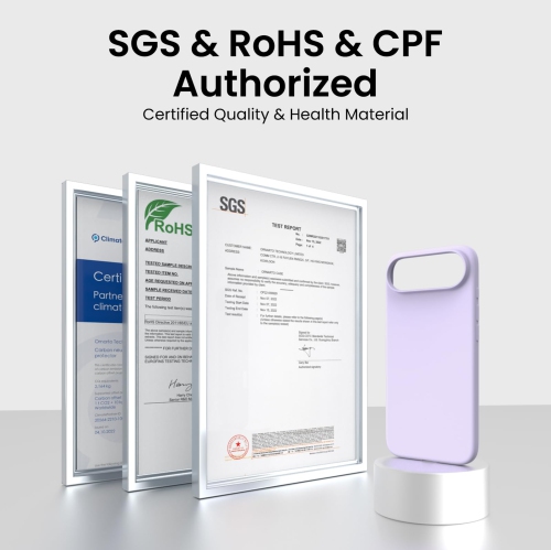 ORNARTO Compatible avec l'étui pour iPhone Air, étui mince en silicone liquide, 3 couches, gel souple, caoutchouc antichoc, 6,5&nbsp;po, doublure en