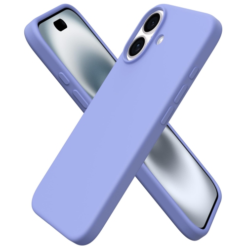 ORNARTO  Compatible w Iphone 17 Case, Slim Liquid Silicone Shockproof Protective Phone Case for Iphone 17 6.3" w Anti-Scratch Microfiber Lining-Ice