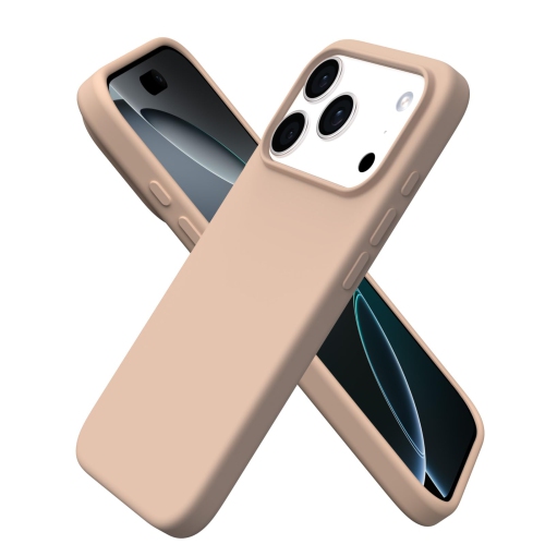 ORNARTO Compatible with iPhone 17 Pro Case 6.3", Slim Liquid Silicone Full Covered Shockproof Protective Phone Cover with Anti-Scratch Microfiber