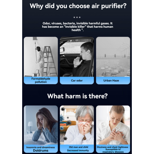 10G/h Portable Ozone Disinfector - Suitable for 60m³ spaces, removes formaldehyde odors from home farms, purifies and sterilizes with negative ions,