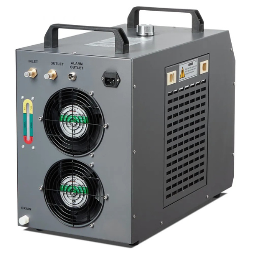 VEVOR CW-5200 Industrial Water Chiller, 7L Tank, 1700W Cooling Capacity, 13 L/min Flow Rate, R134a Compressor Cooling for CO₂ Laser Engraving Machines