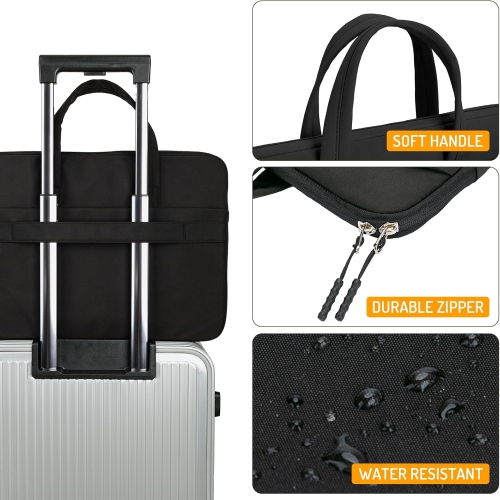 14 Inch laptop Protective Case Bag Computer Sleeve Chromebook Notebook Cover, Waterproof Soft Small Briefcase Compatible with 14 inch MacBook Pro M4