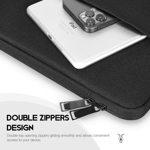 Portable Monitor Case 18.5 inch, Padded Shockproof Protective Carrying Sleeve for Most 18.5 Portable Monitors, Water-Resistant Monitor Display Bag