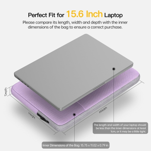 15.6 16 inch Laptop Case Sleeve for HP 15.6 Laptop, HP Victus 15.6 16.1 Pavilion 15, Lenovo Yoga 7i 16/Ideapad Pro 16/Legion Pro 16, DELL XPS 17,