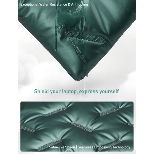 13.3-14 Inch Puffy Laptop Sleeve for Macbook Pro 14 M4/M3/M2/M1 Pro/Max 2025-2021, 14 inch ASUS Chromebook/Zenbook, HP Pavilion x360 14, 14 inch Dell