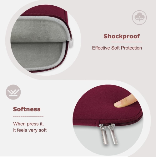 15 Inch Laptop Sleeve Case for 2025 2024 2023 M4 M3 M2 Chip MacBook Air 15.3 inches A3241 A3114 A2941 Soft Memory Foam Portable Carrying Travel