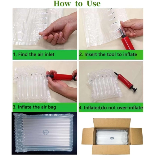 Inflatable Laptop Protective Bag for 13 - 14 Laptop Macbook Protector Shipping Sleeve Notebook Laptop Mailer Compatible Packing with Laptop Shipping