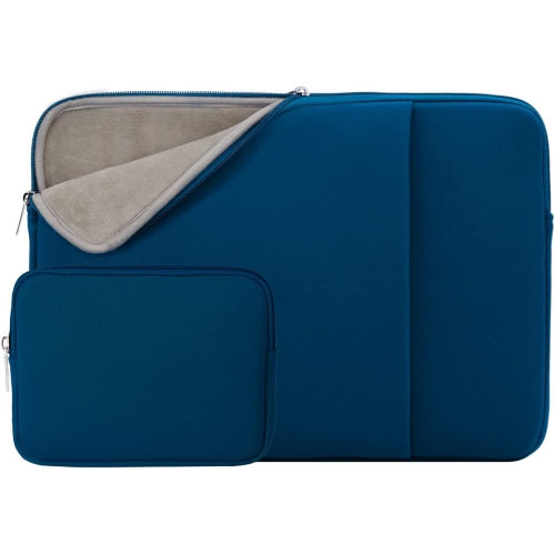 RAINYEAR 15.6 Inch Laptop Sleeve Case Soft Lining Bag with Pocket & Accessories Pouch, Compatible with 15.6 Dell HP ThinkPad Lenovo Asus Acer Samsung