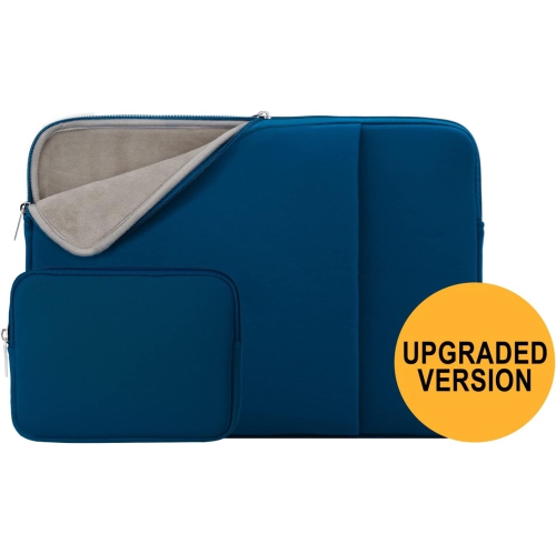 RAINYEAR 15.6 Inch Laptop Sleeve Case Soft Lining Bag with Pocket & Accessories Pouch, Compatible with 15.6 Dell HP ThinkPad Lenovo Asus Acer Samsung