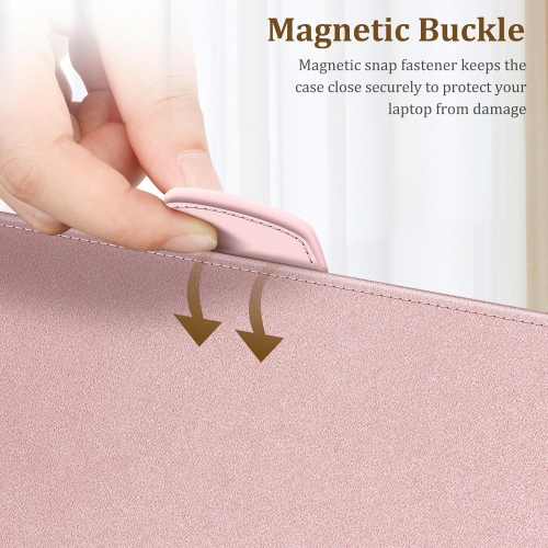 F Sleeve Case for 13.8 Inch Microsoft Surface Laptop 7, 13.5 Inch Surface Laptop 6/5/4/3/2 (Model: 1951/1868/1958/1950/1867/1769) - Folio Book Cover