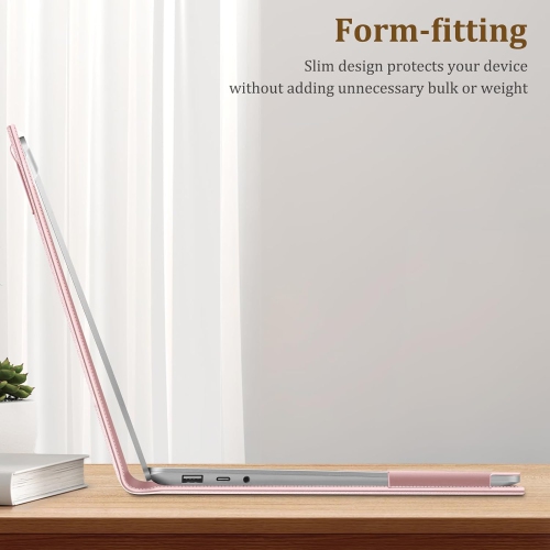 F Sleeve Case for 13.8 Inch Microsoft Surface Laptop 7, 13.5 Inch Surface Laptop 6/5/4/3/2 (Model: 1951/1868/1958/1950/1867/1769) - Folio Book Cover