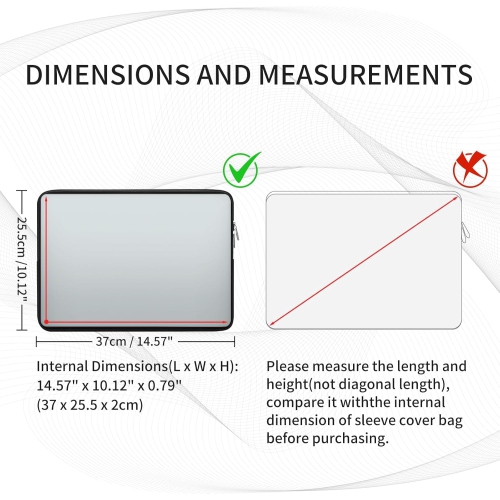 RAINYEAR 16 Inch Laptop Sleeve Protective Soft Case Padded Zipper Carrying Cover Specially Compatible with 16 MacBook Pro/Max M1 M2 M3 M4 A2141 A2485