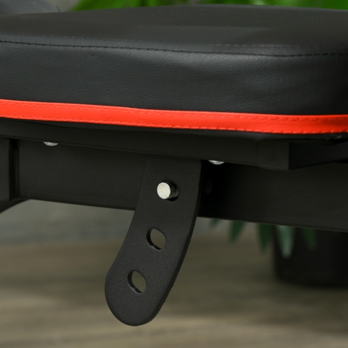 Soozier Fully Adjustable Weight Bench with Squat Rack, Preacher Curl Pad & Leg Developer, Multi-Function Home Gym Bench with Incline Bench Press Rack