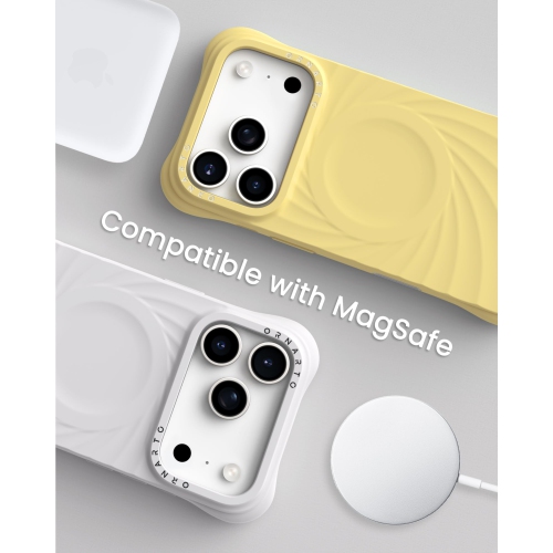 Orto – Étui Vortuxe pour iPhone 17 Pro, [compatible avec MagSafe], étui de téléphone en silicone liquide antichoc pour iPhone 17 Pro