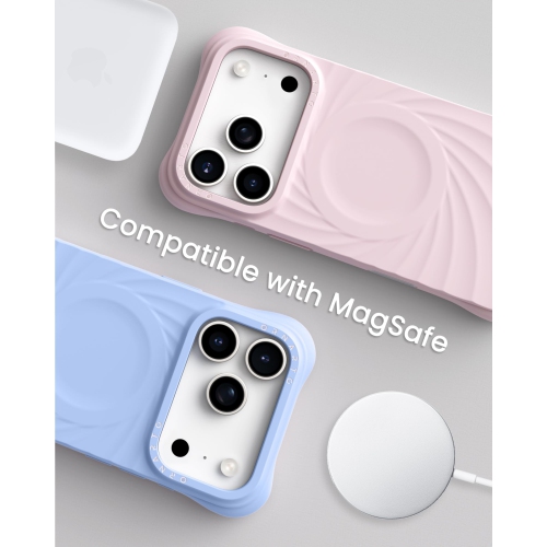 Ornarto – Étui Vortuxe pour iPhone 17 Pro, [compatible avec MagSafe], étui de téléphone en silicone liquide antichoc pour iPhone 17 Pro