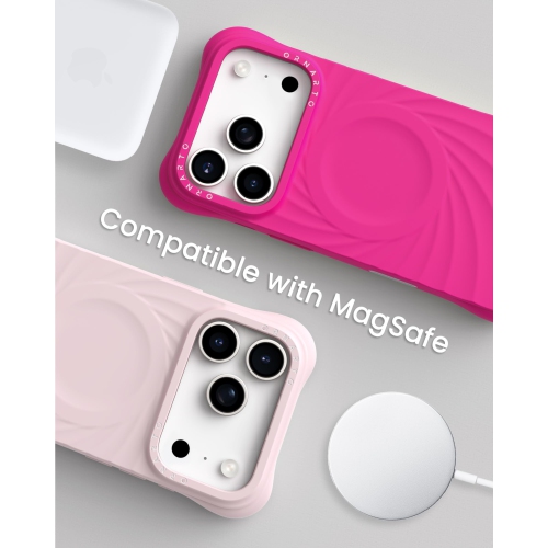 Ornarto – Étui Vortuxe pour iPhone 17 Pro, [compatible avec MagSafe], étui de téléphone en silicone liquide antichoc pour iPhone 17 Pro