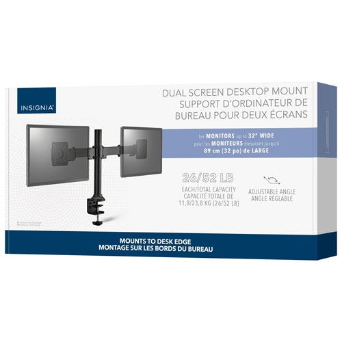 OPEN-BOX Insignia 32" Full-Motion Dual Monitor Mount