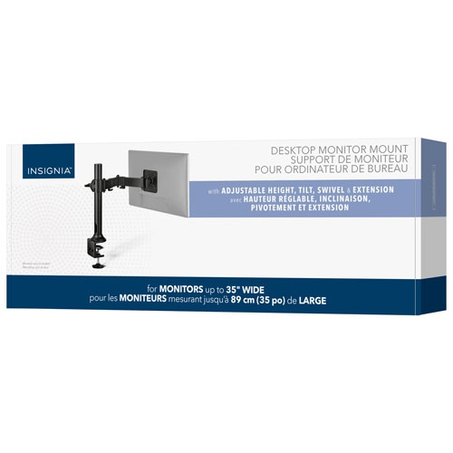 Insignia 35" Full-Motion Monitor Mount - Black by INSIGNIA - Open Box condition - Image 3