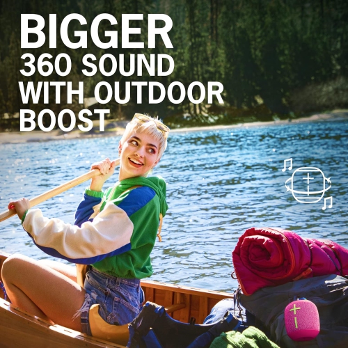 UE Wonderboom 3 Bluetooth Speaker - Active Black by ULTIMATE EARS - Refurbished condition - Image 2