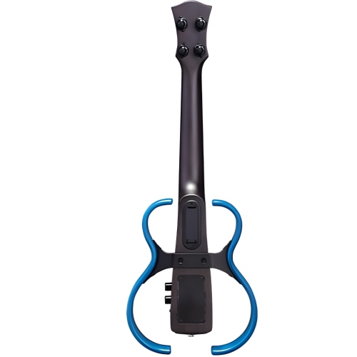 Vox Frame Ukulele With Piezo Pickup & Effects, Flame Maple Blue