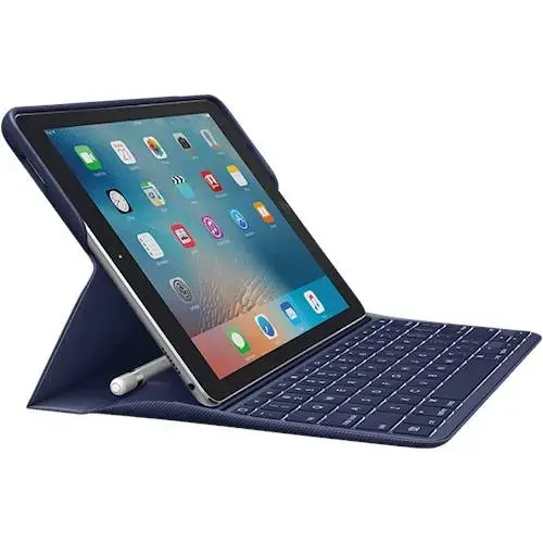Refurbished - Logitech Create Backlit Keyboard Case for iPad Pro 9.7" (1st and 2nd gen) - Navy Blue (920-008121)