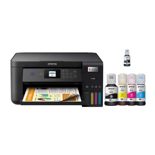 Open Box Epson ECOTANK ET-2850 Color ALL iN ONE Wireless printer Supertank.
