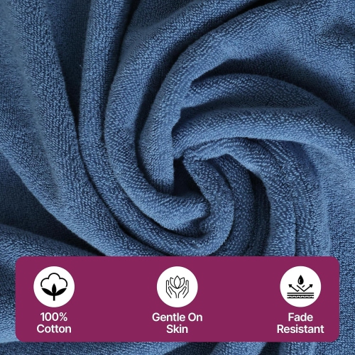 Beddora Luxury Bath Towels – 100% Cotton, Oversized 27x54, Extra Soft, Quick Dry & Super Absorbent, Hotel Spa Quality Bathroom Towels