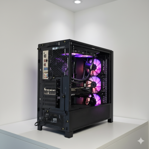 Advanced Pro Gaming PC – RX 9070 XT | AMD Ryzen 7 9800X3D | 32 GB DDR5-5600 | 2 TB SSD | Wi‑Fi | Xbox Game Pass - Black