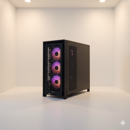 Advanced Gaming PC – NVIDIA RTX 5070 | AMD Ryzen 7 9700X | 64 GB DDR5-5600 | 2 TB SSD | Wi‑Fi | Xbox Game Pass - Black