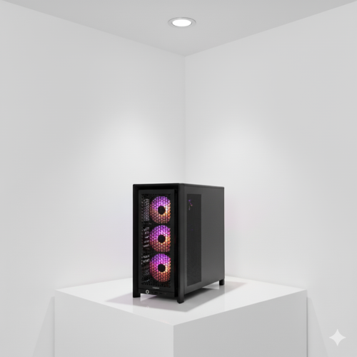Advanced Gaming PC – NVIDIA RTX 5070 | AMD Ryzen 7 9700X | 64 GB DDR5-5600 | 2 TB SSD | Wi‑Fi | Xbox Game Pass - Black