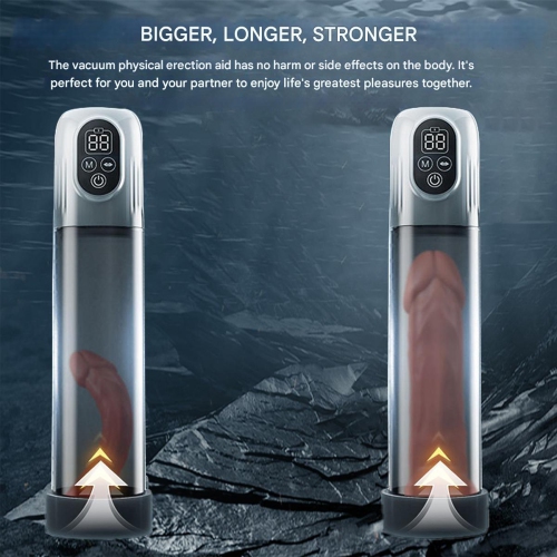 Pompe à pénis électrique - Avec anneau de robinet - 5 modes d'aspiration - 6 modes d'entraînement - Prolongateur de pénis - Rechargeable - Étanche