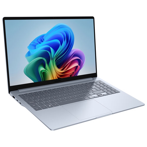 Open Box - Samsung Galaxy Book4 Edge 15.6-in Copilot+ PC Laptop, Qualcomm Snapdragon X X1-26-100 - 16GB RAM, 256GB SSD, Qualcomm Adreno / Saphire Blue