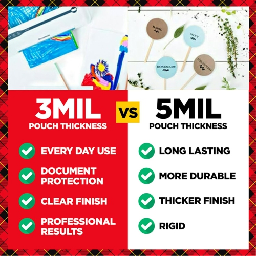 Scotch Thermal Laminating Sheets, Ideal Office or School Supplies, 9 in x 11.5 in, 3-Mil Thick, 100 Laminating Pouches