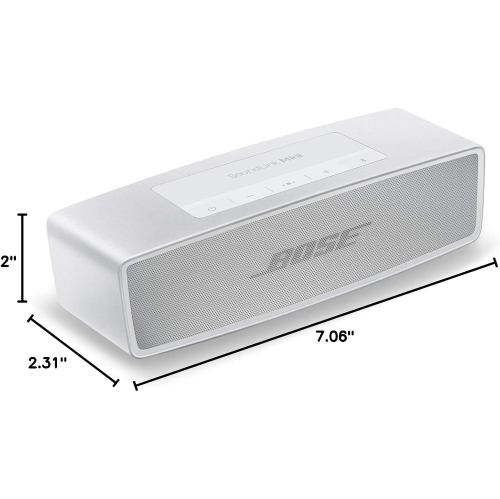 Haut-parleur Bluetooth SoundLink Mini II de Bose - Édition spéciale argenté luxe - Remis à neuf